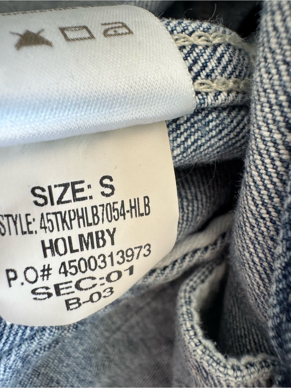 Joe's Jeans Holmby Distressed Denim Jacket in Blue Sz: Small - Picture 5 of 5